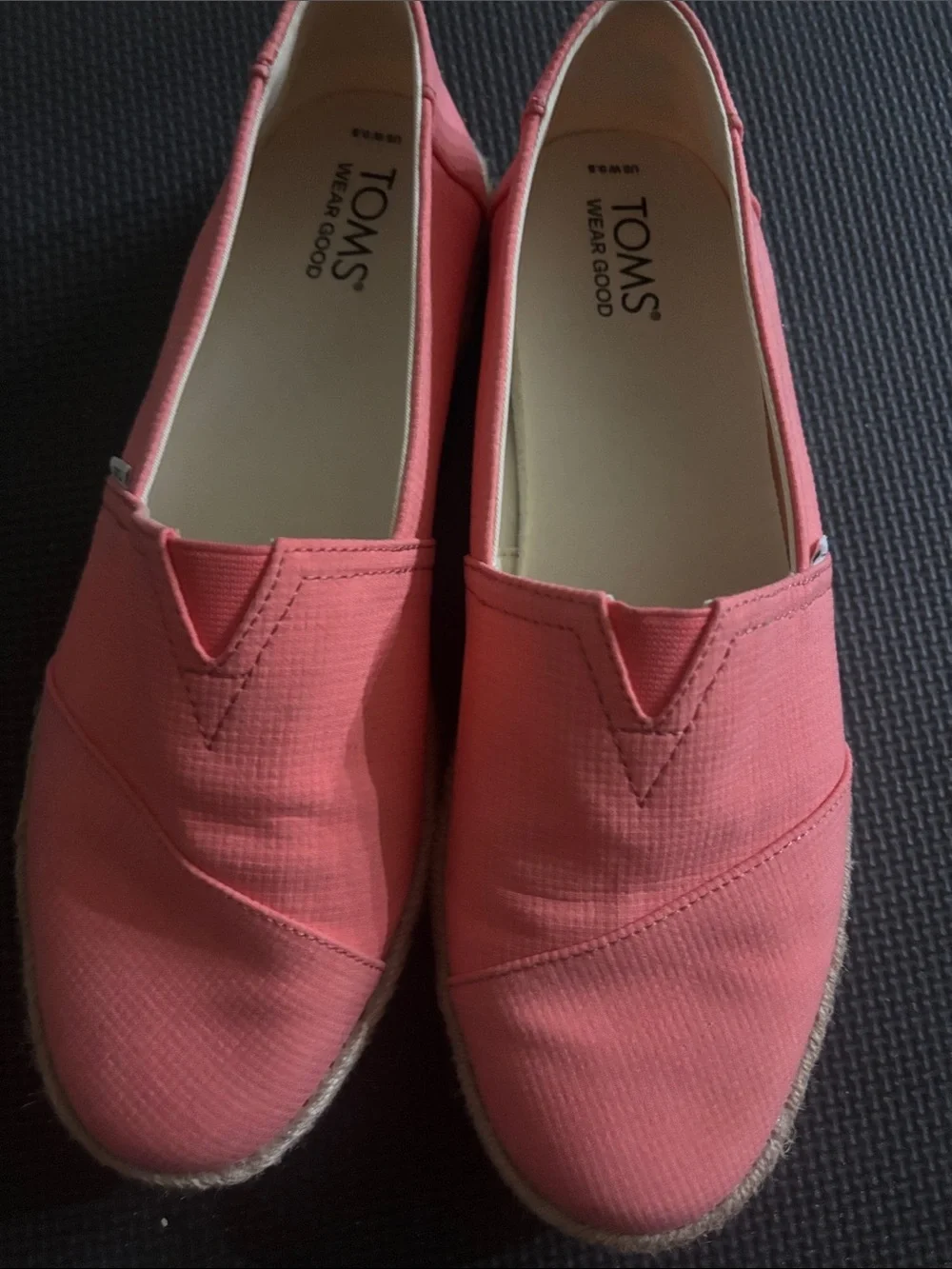 TOMS Coral Espadrille Slip-On Flats - Women's